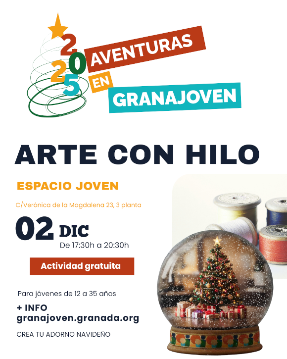 Taller: ARTE CON HILO - crea tu adorno navide�o